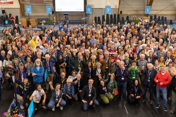 Groepsfoto van deelnemers Burgerberaad