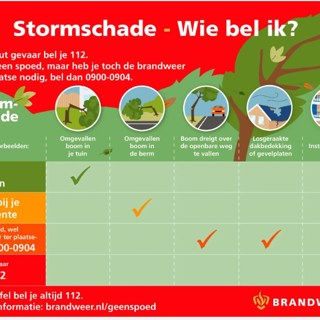 Infographic Stormschade - Wie bel ik