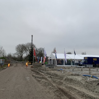 Overzichtsfoto van bouwlocatie De Stolptuin in Hoorn